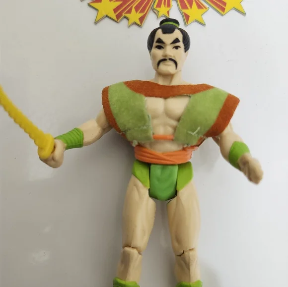 1986 Vintage Kenner DC Super Powers Samurai Figure with Sword Loose - Picture 4 of 5